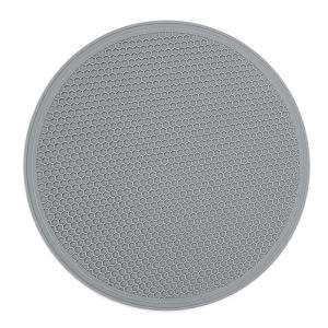 30Cm Lớn Thảm Silicon Coaster Chịu Nhiệt Tròn Tổ Ong Bọc Chống Trượt Placemat Nồi Bàn Bếp Phụ Kiện