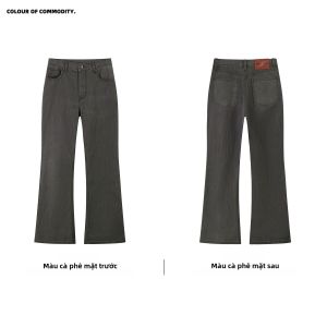 JNXS | Quần Jeans Mài Sáng Dải Sọc Nghiêng