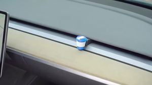 PINMOAP Air Vent Holder Mount Suitable for Model Y Model 3 Silicone Mount Clip Auto Interior Accessory Secure Fit Easy Install
