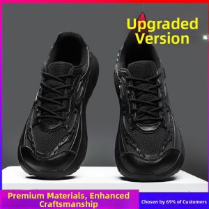 Yrfe | 4E Wide Toe Cap Mesh Breathable Enlarged Thick Sole Casual Shoes