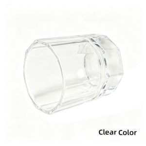 Colorful Acrylic Octagonal Nail Cup Crystal Glass Dish Nail Art Liquid Container For Acrylic Powder Monomer Liquid