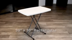 🇸🇬 HDPE Folding Table - Height Adjustable/ Heavy Duty / Adjustable Folding Laptop Table/ Foldable Table/Commercial Grade Laptop Table