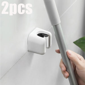 Self-adhesive Mop Holder Clips Wall Mounted Mop Brush Broom Stand Rack Space Saving for Kitchen Bathroom Organizer Accessories