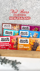 Camilan / Snack / Makanan Ringan Impor Australia Griffins Nice & Natural Roasted Nut Bars 192 Gr Varian Milk Chocolate Mixed Berry Peanut & Almond Peanut & Cashew Milk Choco Trail Mix Yoghurt Choc Nut Bars Apricot with Dark Choc