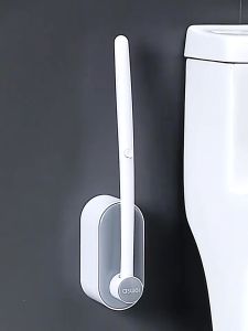 SG [READY STOCK] Disposable Toilet bowl Brush Long Handle Toilet Bowl Cleaner Toilet Bathroom Toilet Bowl Holder