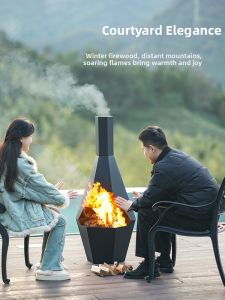 KSO | Retro Heating and BBQ Grill Outdoor Fireplace