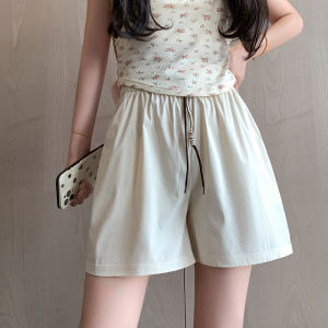 Quần Short Thể Thao Nữ Mùa Hè Mỏng Nhanh Khô Rộng Rãi Chạy Bộ Quần Yoga Ba Mảnh Quần Dài Thường Ngày Vải Cotton Nylon