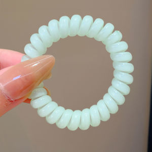 WAMEN | Candy Color Dots Gentle Non-Slip Elastic Durable Hair Ties