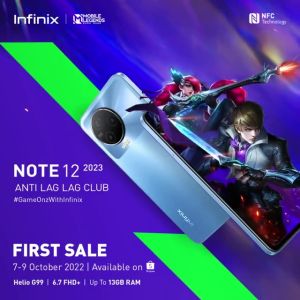 Infinix Note 12 (2023) 4G Smartphone | 8GB RAM + 128GB / 256GB ROM | Original Infinix Malaysia