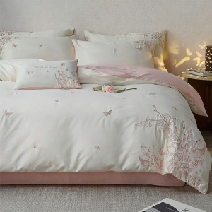 shui yang | Bộ 4 Món Thêu Bằng Cotton Sợi Dài