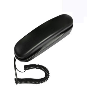 Corded Wall Phone Slim Trimline Phone for Hotel Landline Wall Telephone Set for Home/Bathroom/School/Office