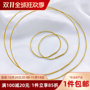 สร้อยคอสายโซ่กระดูกไหปลาร้า สร้อยข้อมือ สายโซ่จี้ โซ่โลหะผสมทองเหลือง ไม่ซีดจาง อุปกรณ์ตกแต่งเครื่องประดับแฟชั่น