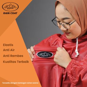 JAS HUJAN PONCO COD bahan PVC025 TEBAL LENTUR RINGAN ELASTIS