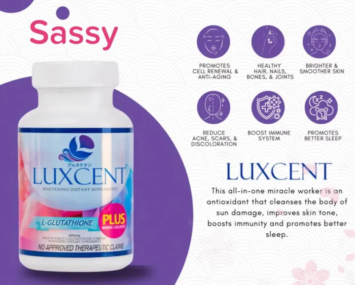 luxcent glutathione watsons LUXCENT GLUTATHIONE (new packaging) Intelligent Antioxidant Capsules Cell  Renewal & Restoration Formula Essential Glutathione Boosters & B-Vitamins -  Lazada