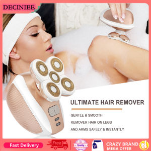 DECINIEE IPX7 Painless Hair Removal Epilator Female Shaving Machine Women Razor Leg Body Electric Lip Shaver for Women Man Cheek Lady Shaver