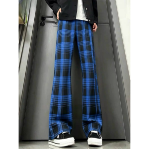 CHENMU | Quần Lụa Mát Vintage Check Ôm Body Mùa Hè