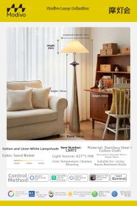 FANCY LAMP CLUB | Ambient Floor Lamp Modern Minimalist Luxury Style