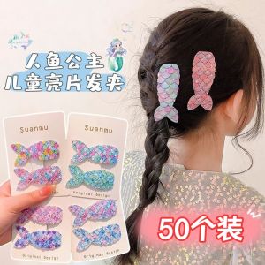 Ngày Trẻ Em Nàng Tiên Cá Đầm Kẹp Tóc Thiết Thực Quà Tặng Nhỏ Cho Bé Gái Mẫu Giáo Lễ Hội Lễ Kỷ Niệm Hoạt Động Khuyến Mãi