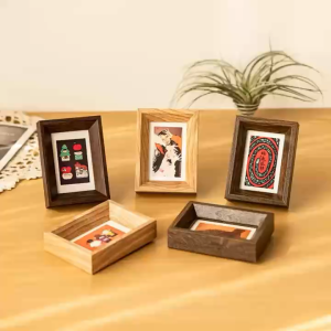 SG Seller Polaroid Photo Frame Mini 3inch Wooden Photo Frame Creative DIY Picture Frame Instax Print Picture Frame Christmas Gift