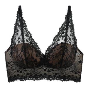 MiiOW | French Style Lace Bralette Womens Innerwear Small Chest Gathered Pure Desire Can Be Worn Outside Adjustable Strap Vest Style Bra