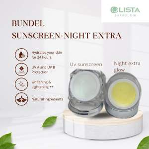 COLISTA PAKET HEMAT BOOSTER (Sunscreen & Night Extra Glow) Colista Skin Care BPOM