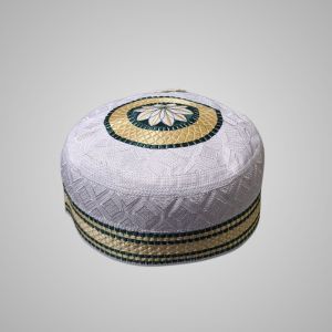 Peci Bugis An Nuur Kopiah Songkok Bulat Motif Anyam Bordir Nyaman