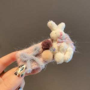 กิ๊บติดผมรูปหมีน่ารักสุดน่ารักสไตล์เกาหลีพร้อมหัวเข็มขัดด้านข้างสุดหรูหราสำหรับผู้หญิงและเด็กผู้หญิง