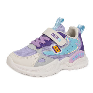 Girls Mesh Sports Shoes Breathable Running Shoes Soft Bottom Spring Autumn New Style Student Shoes Childrens Dad Shoes