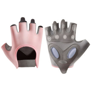 ถุงมือครึ่งนิ้วถุงมือออกกำลังกายที่ระบายอากาศได้
