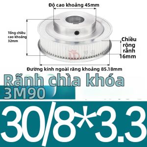 LUODI | Pulley Động Cơ 90 Răng BF Type K Type