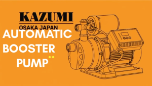 Agrishop KAZUMI JAPAN Automatic Booster Pump KZP400AS/KZP600AS/KZP800AS | 220V 1" House Commercial Use Water Pump