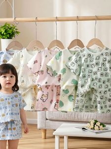 Bộ Quần Áo Trẻ Em Thời Trang Thoải Mái Tay Ngắn