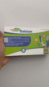 Canxi Hữu Cơ Cho Bé Calcium FITOLABS Bổ Sung Calci Giúp Phát Triển Chiều Cao Cải Thiện Còi Xương Hộp 20 Ống