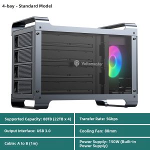 Yottamaster | RAID External 2.5/3.5 Inch Solid State Drive Enclosure
