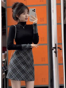 Korean Style Miu School Style Autumn Dress