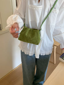 Retro Frosted Womens Crossbody Bag Summer New Small Design Handheld Korean Style Candy Color Handbag Soft PU Material