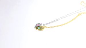 Magnetic splicing Mother and Daughter Necklaces Fashion Love Heart Pendant Choker Jewelry Accessories for Women Birthday Gifts
