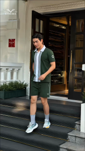 [NEW ARRIVAL] Áo Polo Nam Cổ Zip ETHERIA Phối Màu Basic Phong Cách Thể Thao Lịch Lãm - EABĐ1062602