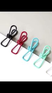Klip Jepitan Jemuran Isi 10 Pcs Jepitan Baju Stainless Steel / Jepitan Multifungsi Menjepit Pakaian Baju Kertas Plastik Termurah Terbaru Promo