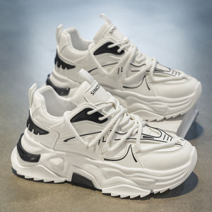 Putian Mens Shoes 2025 New Autumn Trendy Brand High-End Sensation Teenage Casual Sports Thick Bottom Heightening Dad Trendy Shoes