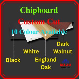 MAJU Papan Cabinet Laminated Chipboard 16mm 10 Colours Grey Dark Grey Ivory Maple Urbano Cross Venice Colour board melamine surface Edging direct