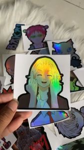 Stiker Hologram Mikey & Tokyo Revenger5 Ukuran 7 cm