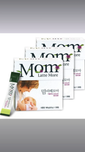 Mom Latte More Breast Milk Tea – 30 Packets – Sweet Orange Flavor Powder Drink – Easy & Convenient for Breastfeeding Moms – 100% Original from Korea