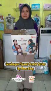Moms Baby Gendongan Hipseat scarlet series MBG2020
