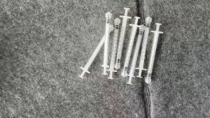 10 CÁI/20 CÁI Ống Tiêm Có Ren 1ML Dành Cho Ngành Công Nghiệp Phòng Thí Nghiệm Bộ Dụng Cụ Phòng Thí Nghiệm Cho Ăn 003 Ounce