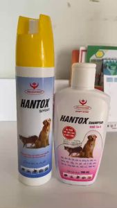 Combo 1: Diệt ve rận thơm mát (1 chai Nhũ dịch dầu tắm 200ml + 1 chai  Xịt diệt ve bọ chét rận ghẻ cho chó mèo 300ml)