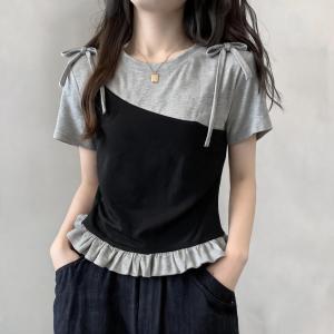 Slim Fit Plus Size Short Sleeved T-Shirt
