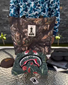 Bape A Bathing Ape Tree Edge Camo Tote Bag