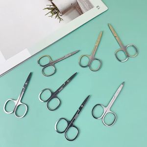 Stainless Steel Beauty Scissor Eyebrow Nose Hair Beard Trim Tweezer Gunting Bulu Hidung Janggut