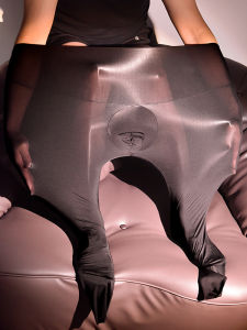 100.00kg Anti-Snagging High-Density Mens and Womens Leggings Huge Size Cropped Oily Shiner Stockings 8D Seamless Pantyhose